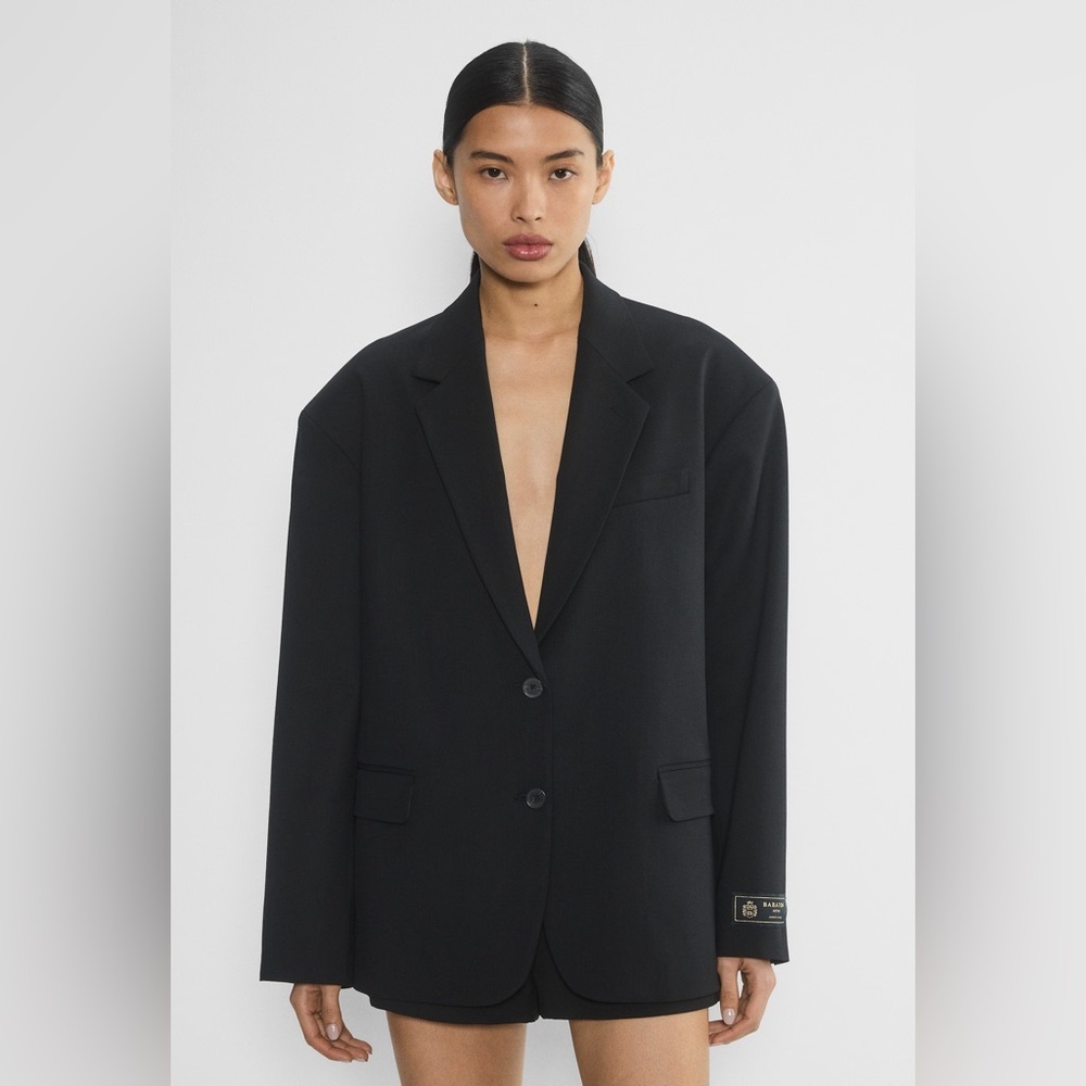 Babaton Vogue Black Blazer City Wool